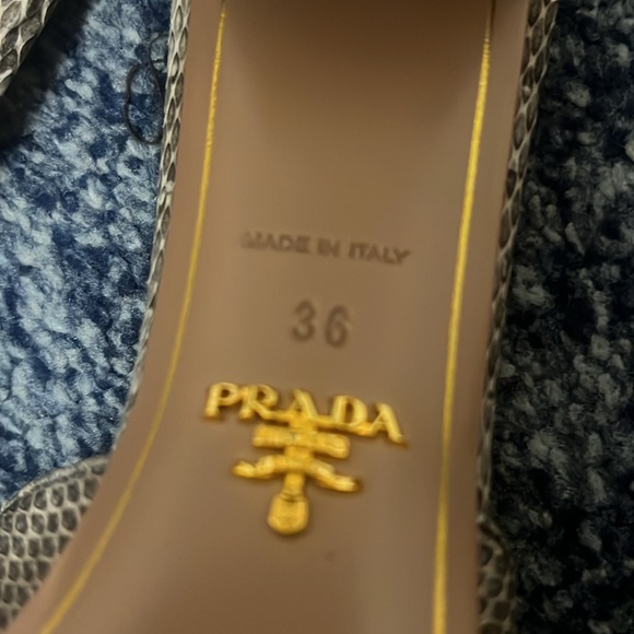 Prada snakeskin slides - Picture 7 of 8